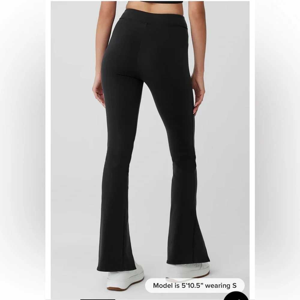 ALO Yoga airbrush high-waist flutter Black Leggings - Picture 13 of 16